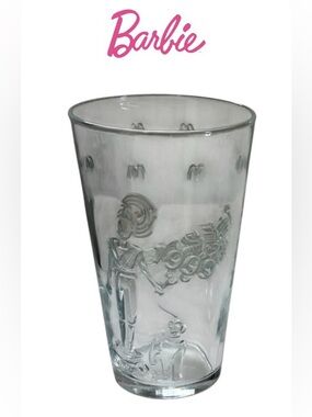 2024 BARBIE X HOT WHEELS DRINKING GLASS MCDONALD’S COLLECTORS EDITION